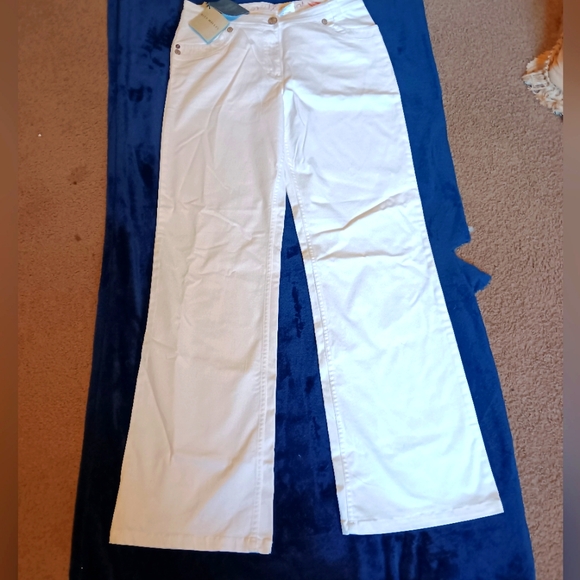 Womens Blue Willi’s Stretch Wide leg pant 40  US (10) - Picture 5 of 9